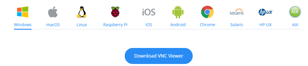 Image VNC Viewer download page